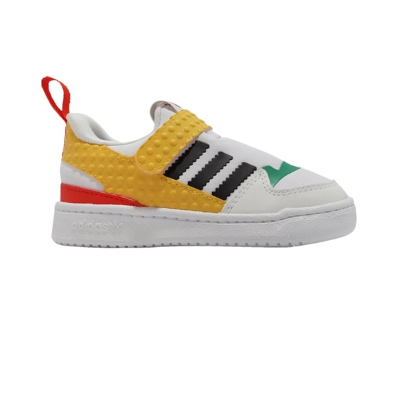 LEGO x Forum 360 I 'White Equipment Yellow' Toddler Adidas Size 4K - Picture 1 of 4